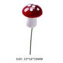 10pcs/bag Simulation Plants Mini Foam Mushrooms Micro Landscape Ornaments