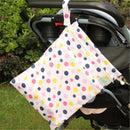 Baby Protable Nappy Washable Nappy Wet Dry Cloth Zipper Waterproof Diaper Bags Z