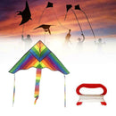 Rainbow Triangle Kite Outdoor Children Fun Sports Kids Fly Gift Air Toys R7P8