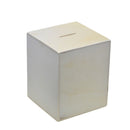 DIY Cuboid Unfinished Wooden Money Bank Coin Money Saving Box Container for Kids