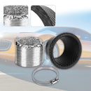Car Front Bumper Turbo Air Intake Pipe Turbine Inlet Pipe Air Funnel Kit