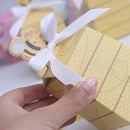 25pcs Cute Cartoon Honey Bee Paper Candy Box Lot Birthday Party Favor Baby GVU