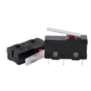 20Pcs AC 125V 250V 5A SPDT 3-Pin Momentary Plastic Micro Limit Switch Black