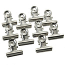 10pcs 20mm Metal Money Clip Letter Binder Grip Clips Bulldog Paper Clamp Tool