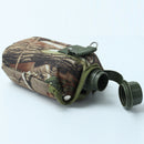 850ml Army Style Patrol Water Bottle Canteen Sport Camping Hiking + Camo Bag