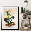 5D DIY Full Drill Diamond Painting Fitness Frog Embroidery Mosaic Craft Kit