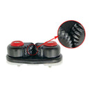 2pcs Marine Boat Aluminum Fast Entry Cam Cleat for Line Sizes Upto 5/8-Inch,