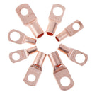 60Pcs Electrical Copper Lug Cable Wire Connectors Crimp Terminal SC6-25 Set Kit