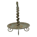 Countertop Fruit Bowl Stand Rustic Metal Fruit Basket Cake Serving Tray Platter