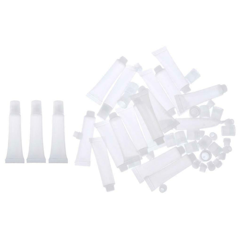 Set of 20 8g Plastic Lip Gloss Balm Tubes Lip Oil Bottles Vials Containers