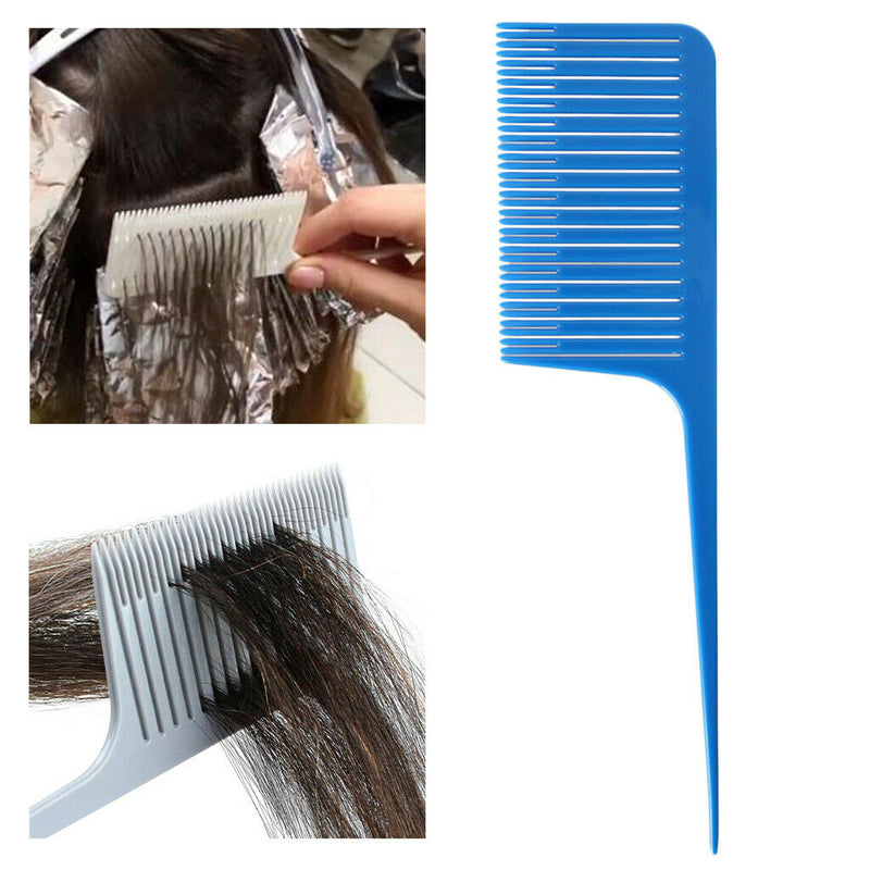 1pc ABS Plastic Weaving Highlighting Foiling Hair Comb Styling Dyeing Combs