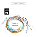 Bohemian Beads Anklets For Women Weave Rope Ankle Charm Bracelets On Leg Be