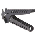 Cookware Pan Bowl Pot Gripper Clip, Black Aluminum Clamp for Home Kitchen,