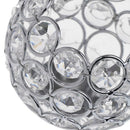 Set of 4pcs Crystal Bing Candle Holder Banquet Candlestick Table Centerpiece