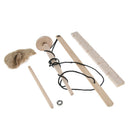 Primitive Fire Starter Camping Fire Bow Drill Scout Education Practice Kit