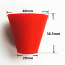 4pcs Kayak Scupper Plug Kit Canoe Fishing Boat Drain Holes Stopper w/ Cord Red