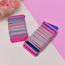 100pcs Mini Nail Files Nail Disposable Cuticle Remover Buffers Nail Art Tools  Z