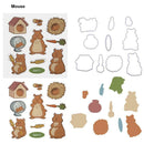 Metal Mouse Cutting Dies Stencil Scrapbooking Stamp Embossing Paper Cards