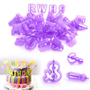 40Pcs DIY Alphabet Number Letter Fondant Cake Cookie Cutter Pan Mold Biscuit Hot