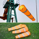24" Windsock Reflective Outdoor Boat Airport Garden Patio Lawn Windsock Orange