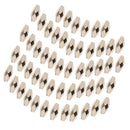 100pcs Faceted 10x5mm Loose Spacer Beads for Necklace Bracelet Craft Making