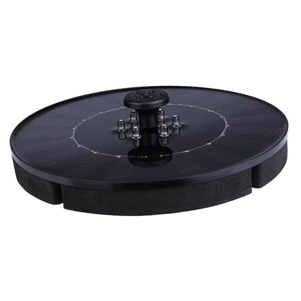10V 2.4W Mini Floating Solars Fountain Pump Free Standing for Pond Pool
