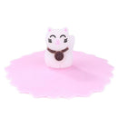 Silicone Cup Lid Transparent Heat-resistant Dustproof Reusable (Money Cat) A
