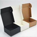 100Pcs Kraft Paper Box Nice Kraft Box Packaging Box Small Size-Black L7U9