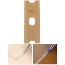 Acrylic Clear Template Handcrafting Set DIY Craft For'Leather Wallet Bag Patt BX