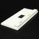 Mini  Wireless Keyboard + Mouse + Dongle Receiver + Membrace Box Set White