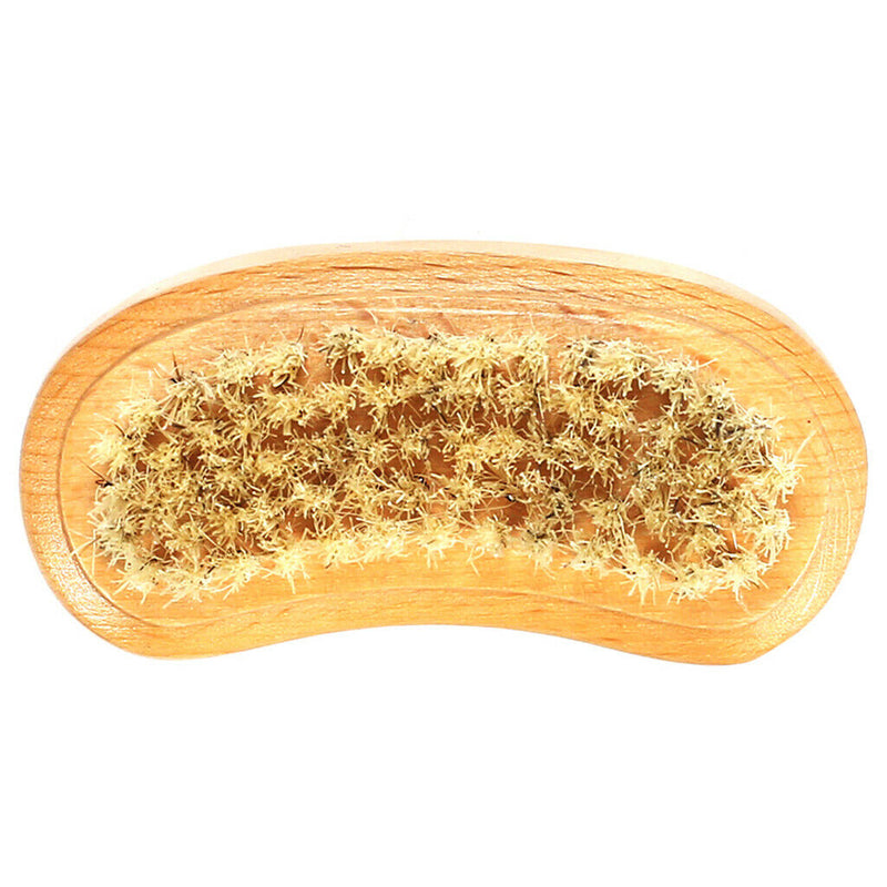 Wood Finger Nail Brush Scrub Scrubbing Cleaning Nailbrush Scrubber