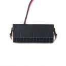 PC Server ATX PSU 24Pin Female Socket Starter Switch Button Power Cable  3C