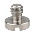 Screws 1/4" Tripod Quick Release Plate Flathead Slot For Universal Cameras