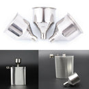 1Pc 8mm Stainless Steel Wine Funnel For All Hip Flasks Flask Filler Wine Pot MO