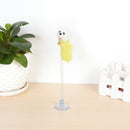 1PC Funny Interactive Cat Pet Toys Multicolored sucker with spring plush mouse |