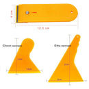 7pcs Car Auto Window Scraper Wrap Tint Vinyl Film Squeegee Cleaning Tool QFP