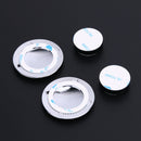 2pcs 360 Degree Car Mirror Wide Angle Round Convex Blind Spot Mirror Rear