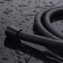 1.5m Flexible Matte Black PVC Shower Hose Bathroom Explosion-proof Pipe A