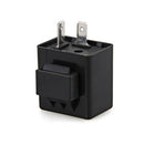 12V 2 Pin Speed Adjustable LED Flasher Relay Motorcycle Turn Signal_Indicator*