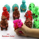 Random Dinosaur Gift Kids Squeeze Toys Stress Relief Kill Time Grape Ball Fidget