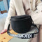 Fashion Crossbody Bag Women Leather Shoulder Messenger Saddle Bags (Black)