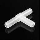10X Plastic Tee's / "T" 3-Way Aquarium Air Pump Line Tubing Joints Connectors TO
