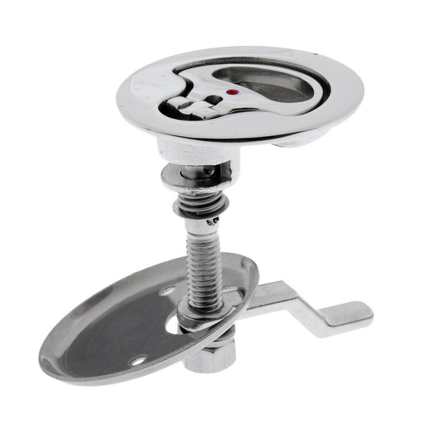 Stainless Steel Turning Lock Boat Hatch Latch with Lift Handle 2"