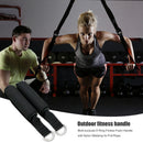 For Pull Rope Multi-purpose D Ring Foam Padded Fitness Handle with Nylon Webbing