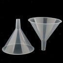 150mm Plastic Short Stem Funnel for Kitchen Laboratory Liquid Transfer 2Pack