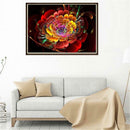 Fluorescent Flower 5D DIY Full Drill Diamond Painting Embroidery Stitch (E)