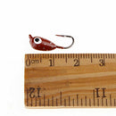 6Pcs/Lot Winter Ice Fishing Lure 1.8cm 1.5g Mini Metal Lead Head Hook Bait