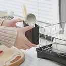 Stainless Steel Dish Drainer Drying Rack With 3-Piece Set Removable Rust Pr W9Q9