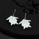 Fashion Women Geometric Folden Ear Stud Creative Earrings Jewelry Casual Gift