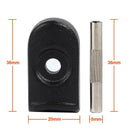 1pc Aluminum Alloy Reinforced Lock for M365 Electric Scooter (Black)